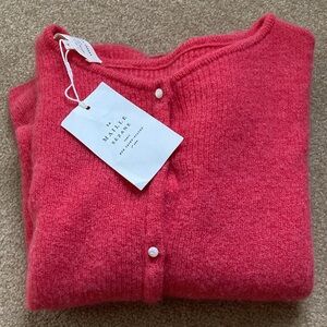 NWT Sézane Gaspard cardigan in capucine